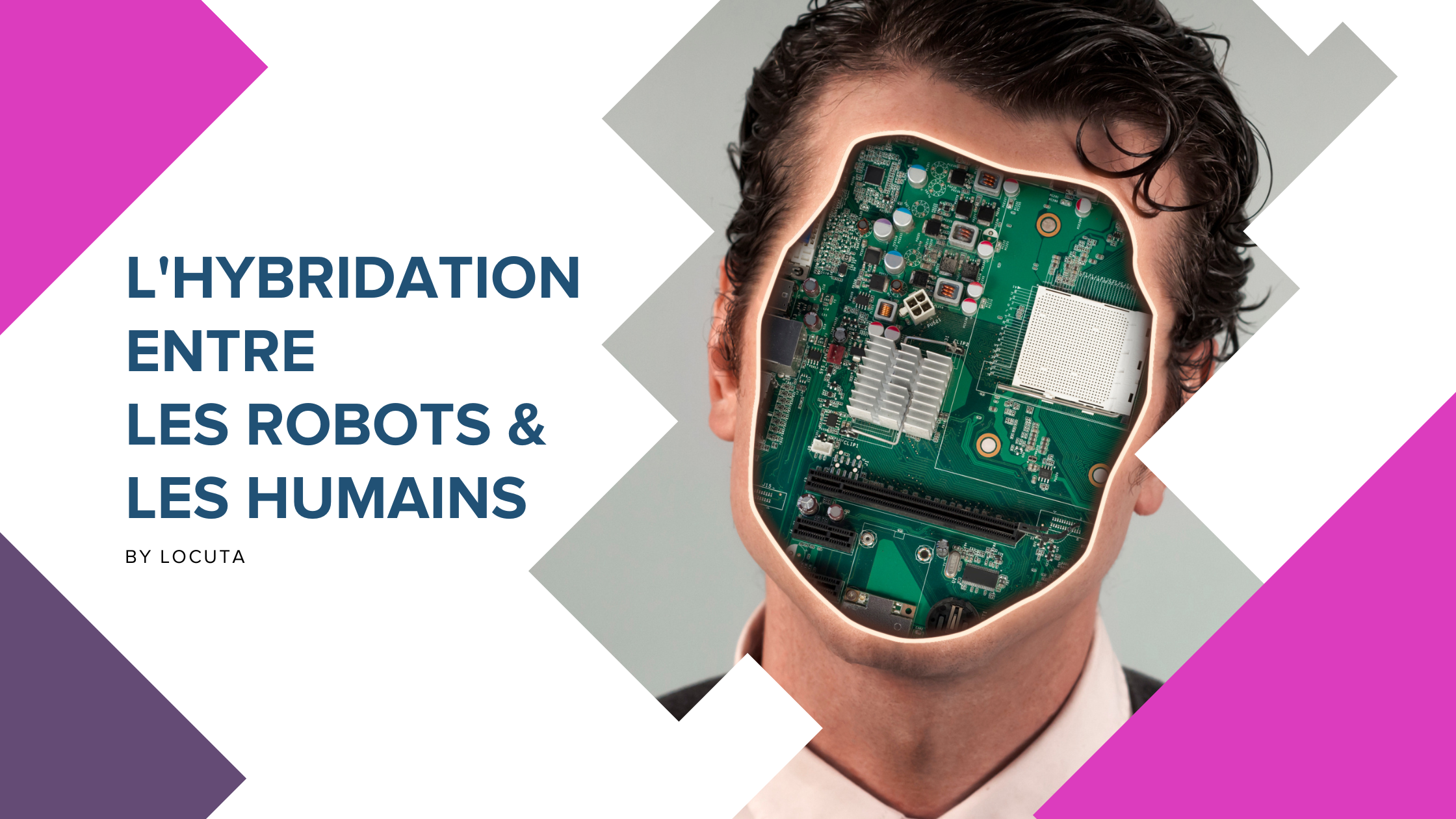 The hybridization between robots and humans